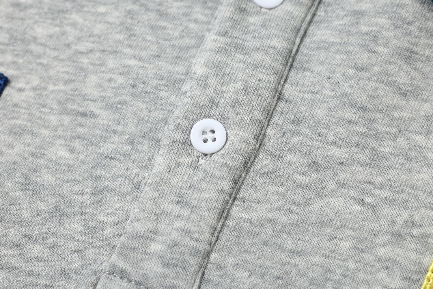 CapCabin Patchwork Polo Sweatshirt