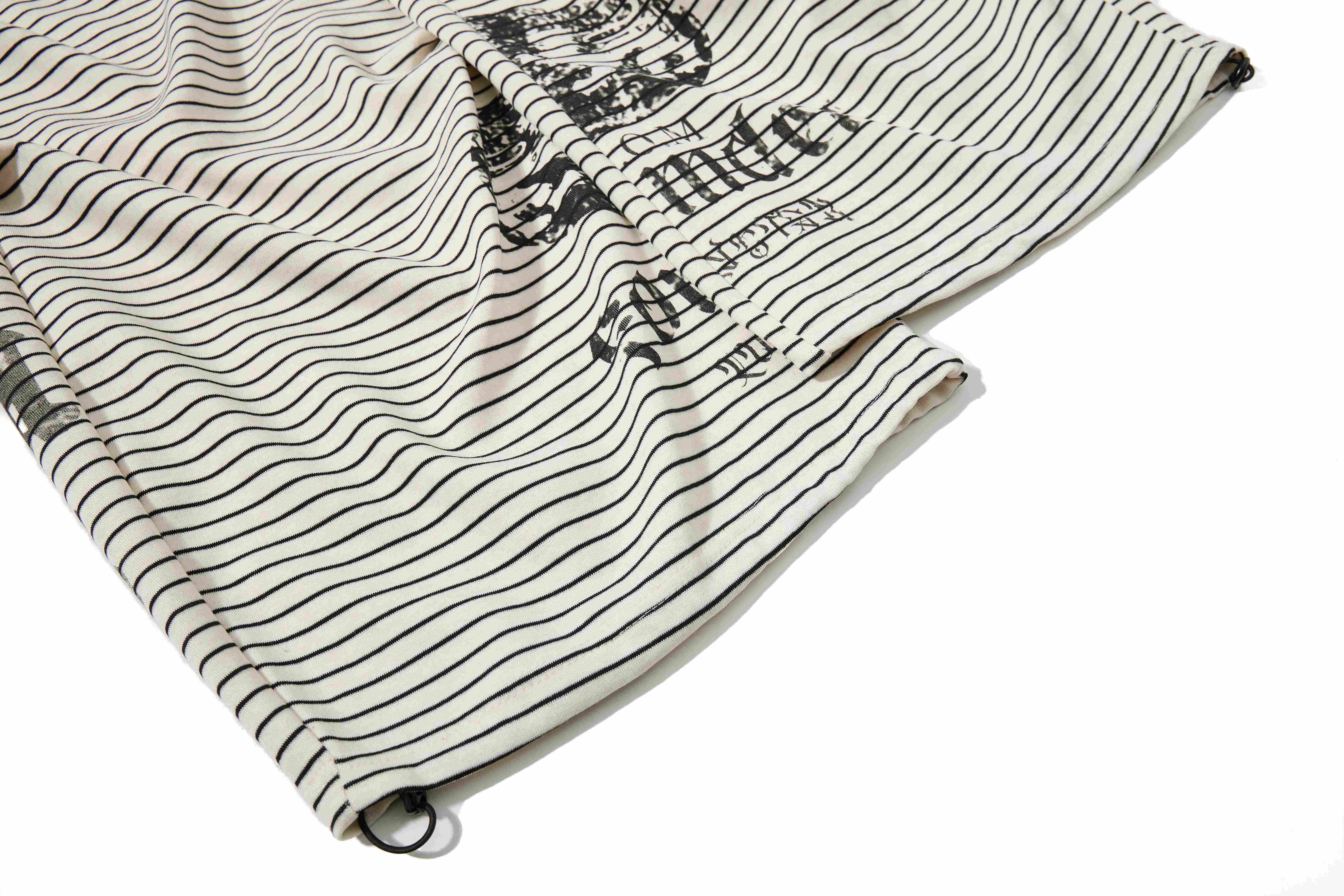CapCabin “Striped Gothic Draped Pants”