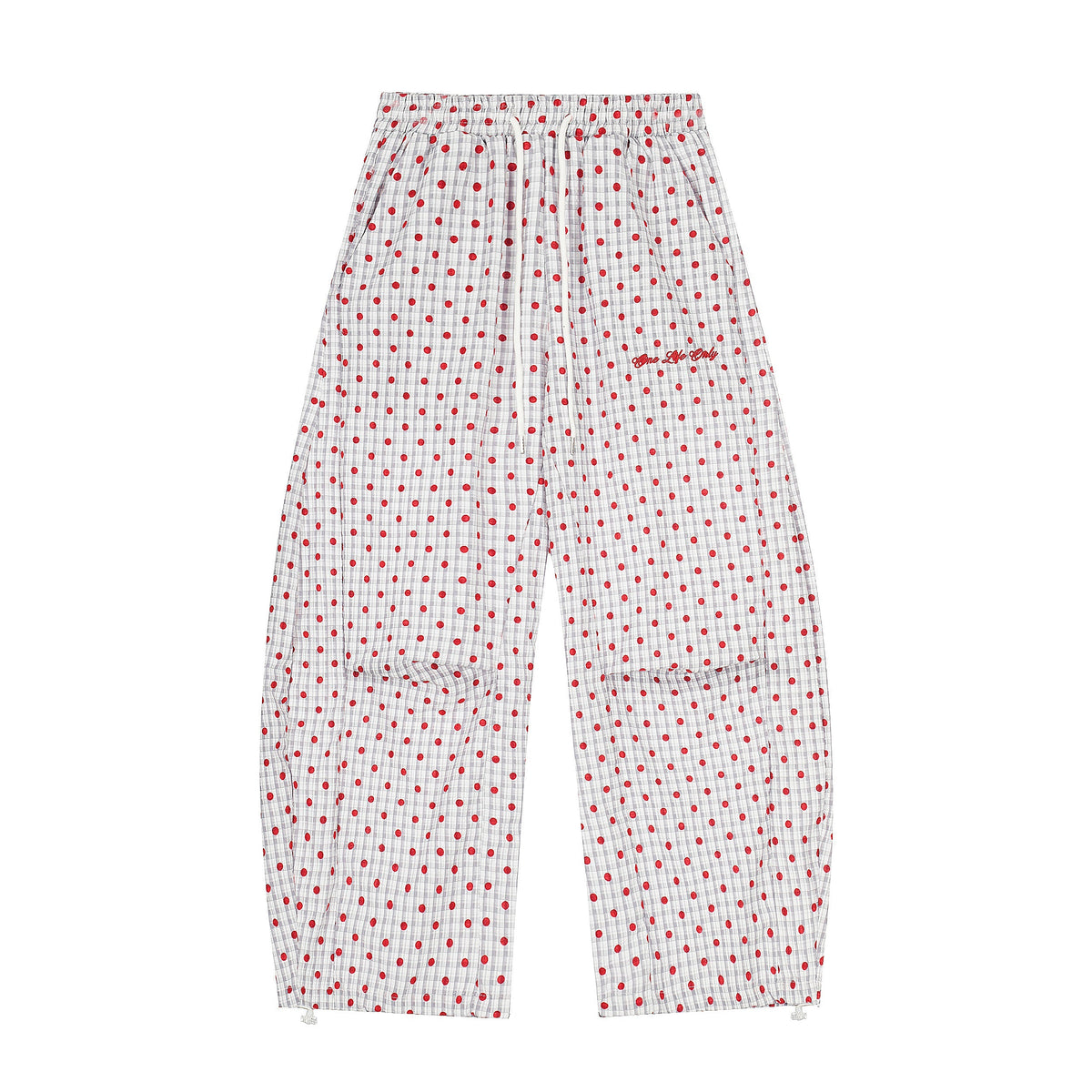 CapCabin Polka Dot Wide-Leg Pants