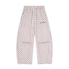 CapCabin Polka Dot Wide-Leg Pants