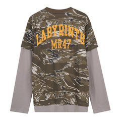 CapCabin Camo Layered Long Sleeve Tee*