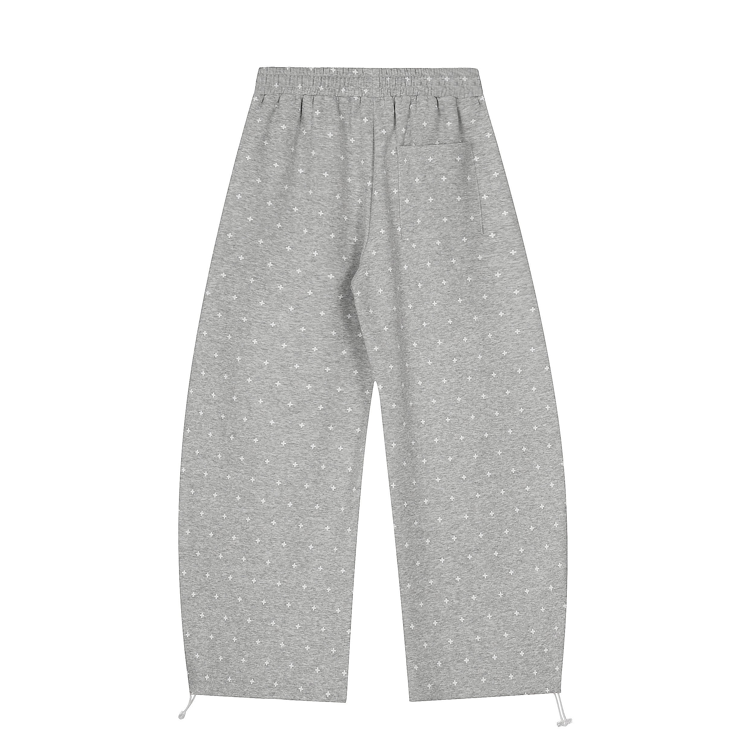 CapCabin Star Pattern Wide-Leg Pants